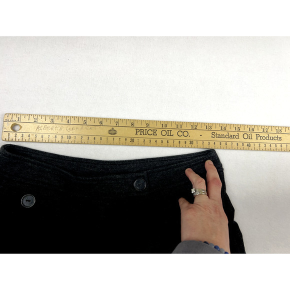 New York &‎ Company Wide Leg Cropped Pants Womens Size XS Y2K Minimalist - Picture 9 of 13